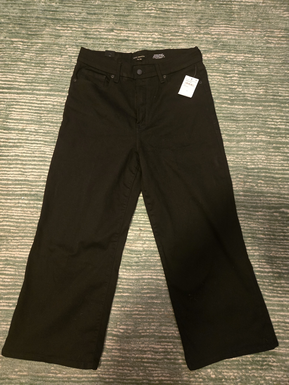 Black Wide-Leg Jeans - Picture 2 of 4